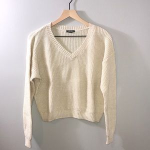 💞 Wild Fable Cream Crop Sweater